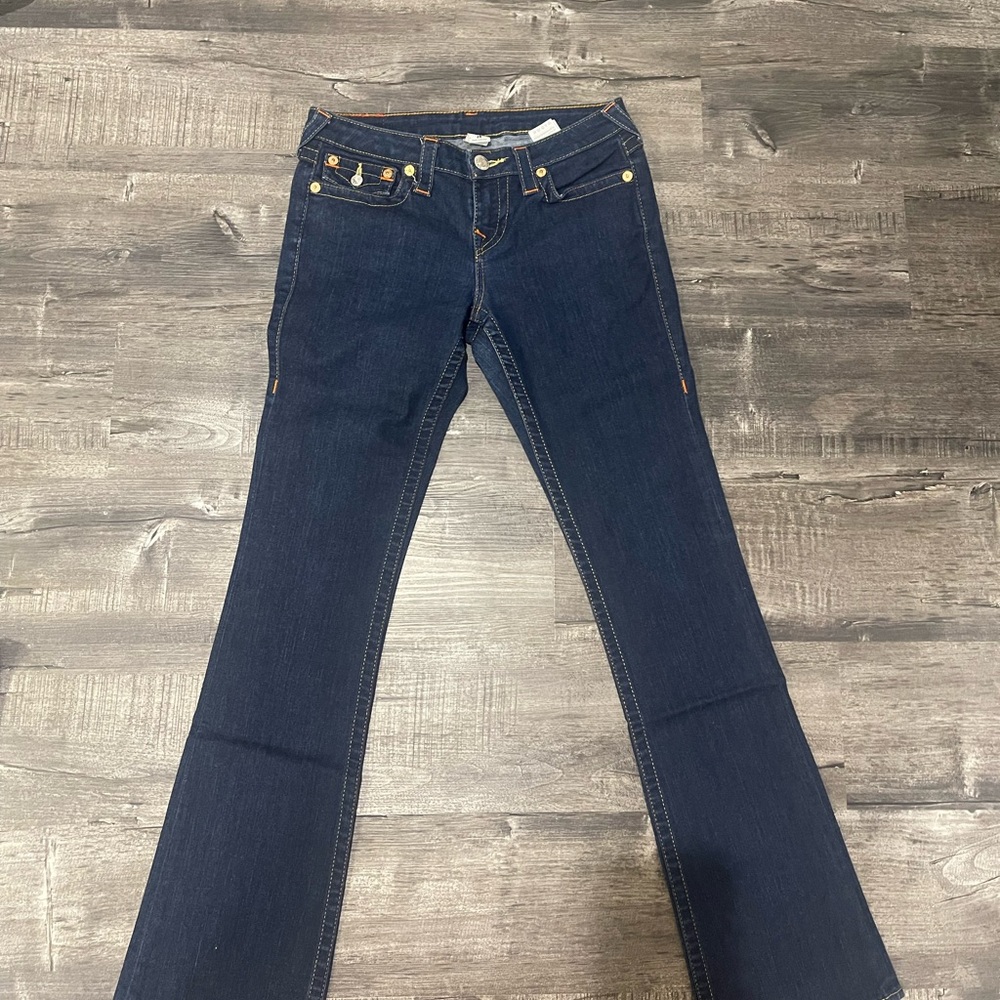 True Religion Blue Boot Cut Jeans